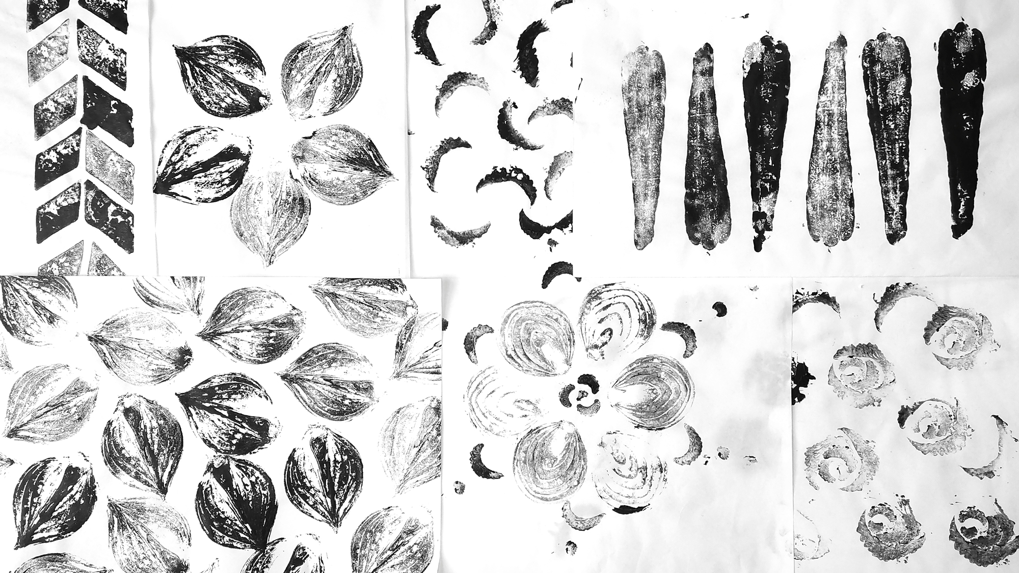 Vegetable prints